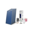 Zestaw solarny PREMIUM MAXI PLUS 5 x kolektor miedziane płaskie KSG 21 z wymiennikiem 500 litrów folia PVC