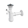 Syfon umywalka, bidet fi 32 butelkowy sitko metalowe podł. pralki