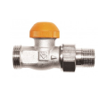Zawór termostatyczny HERZ prosty 1/2" TS-98-V, M28x1,5 z widoczną nastawą wstępną