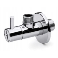 Zawór kątowy z głowicą ceramiczną  ROUND, z filtrem 1/2" x 3/8" VERO