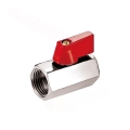 Zawór kulowy mini 1/2" nakrętno-nakrętny motylek