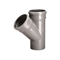 Trójnik kanalizacyjny Wavin PVC 110 / 75 / 45°