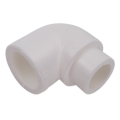 Kolano polipropylenowe nyplowe białe PP 20 x 90° Wavin