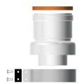 Adapter Ariston rozdzielczy 60/100 na 80