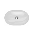 VARIFORM Umywalka eliptyczna 55x40 cm podblatowa, bez otworu, z przelewem