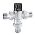 Regulowany termostatyczny zawór mieszający 3/4” z zaworami zwrotnymi i filtrem Caleffi