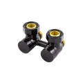 Zawór odcinający podwójny kątowy 3/4" x M22x1,5 VKO CZARNY Schlosser Exclusive