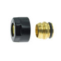 Złączka zaciskowa do rur CU miedzianych GW M22x15 x 15 mm CZARNA