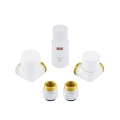 Zestaw termostatyczny Elegant Mini Osiowy 1/2" x M22x15 Biały