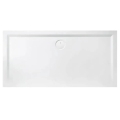Brodzik Space Mineral prostokątny  typ B-M/SPACE 90x170x1,5 biew z syfonem, z odlewu mineralnego