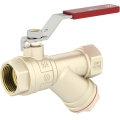 Zawór kulowy Sena z filtrem 3/4" rączka inox