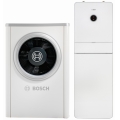 Pakiet pompa ciepła monoblok Bosch Compress CS7000i AW 9 ORM-S B 8,9 kW, jednostka zewnętrzna + jednostka wewnętrzna stojąca z zasobnikiem nierdzewnym 190 litrów + grzałka