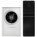 Pakiet pompa ciepła monoblok Bosch Compress CS7000i AW 13 ORM-S B 11,7 kW, jednostka zewnętrzna + jednostka wewnętrzna stojąca z zasobnikiem nierdzewnym 190 litrów CZARNA + grzałka