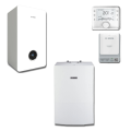 Pakiet kocioł kondensacyjny Bosch Condens GC5700iW 24P + zasobnik WD120B + regulator pogodowy CR 400 + K40RF