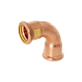 Kolano miedziane zapras do gazu 22 (6) 90° dwukielichowe typ M Besco