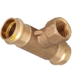 Trójnik miedziany zapras do gazu z gwintem wewnętrznym 22x1/2