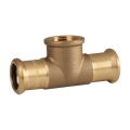 Trójnik miedziany zapras do wody z gwintem wewnętrznym 28x3/4