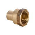 Złączka miedziana nyplowa zapras do wody gwint wewnętrzny 15x1/2