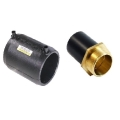 Adapter elektrooporowy PE z mufą i gwintem zewnętrznym 63 x 2" SDR 17-11