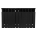 Grzejnik aluminiowy 12-elementowy, G500F czarny KFA
