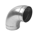 Kolano ocynk wentylacja 90st. 125