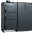 Kocioł peletowy KAMEN Pellet Kompakt LUX 24 kW Lewy KG klasa 5  ECODESIGN- podwyższony standard dotacja CZYSTE POWIETRZE