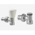 Zestaw zaworów grzejnikowych kątowy 1/2