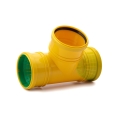 Trójnik drenarski uniwersalny boczny 90° 110 / 72-100 mm