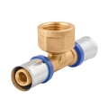 Trójnik zapras Perfexim pex z gwintem wewnętrznym pex 25 x 3/4" x 25
