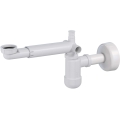 Syfon do umywalki teleskopowy- biały SPACE SAVER 