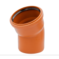Kolano kanalizacyjne zewnętrzne PVC 200 / 30°