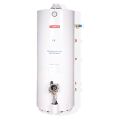 Podgrzewacz c.w.u. gazowy z wężownicą nierdzewny stojący 120 litrów prawy TERMICA