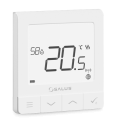 Bezprzewodowy, natynkowy, cyfrowy regulator temperatury sieci ZigBee, ultra-cienki, akumulatorowy, biały