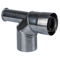TURBO N Kolano dwuścienne 80/125 90° z podstawką (nv)