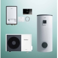 Pakiet pompa ciepła monoblok Vaillant VWL 55/6A + zasobnik VIH RW 300 + moduł hydrauliczny MEH 97 + sterownik sensoCOMFORT VRC 720 + moduł internetowy VR 940f