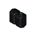 EPURBLOC Osadnik gnilny 5000 L (pokrywy gwintowane D400), wlot 160 mm GRAF