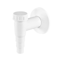 Syfon do pralki (zmywarki), natynkowy, biały 32 mm- z zaworem zwrotnym kulkowym 