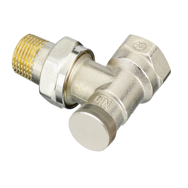 Zawór grzejnikowy odcinający, kątowy 1/2"  RLV-S 15 DANFOSS