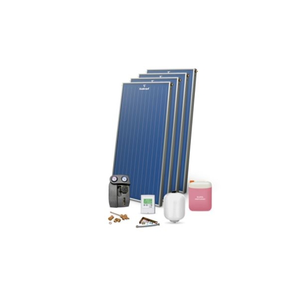 Zestaw solarny 4 x KSG 21 Premium GT kolektory miedziane bez wymiennika CWU