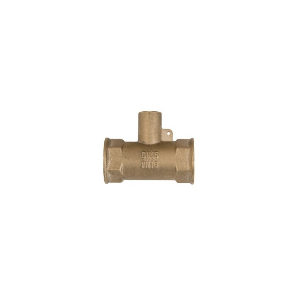 Trójnik do montażu czujnika temperatury ciepłomierza DN15 L=55mm