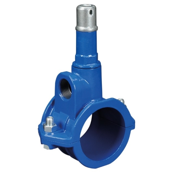 Nawiertka samonawiercająca żeliwna do rury PE 90 x 6/4" Norson