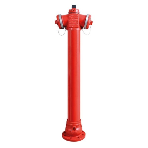 Hydrant nadziemny czerwony L=2150 DN80 PN10/16, malowany proszkowo Norson sfero