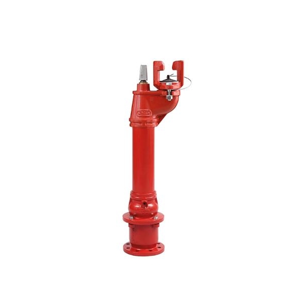 Hydrant podziemny czerwony  L=1250 DN 80 PN 10, podwójne zamknięcie kulowe  Norson