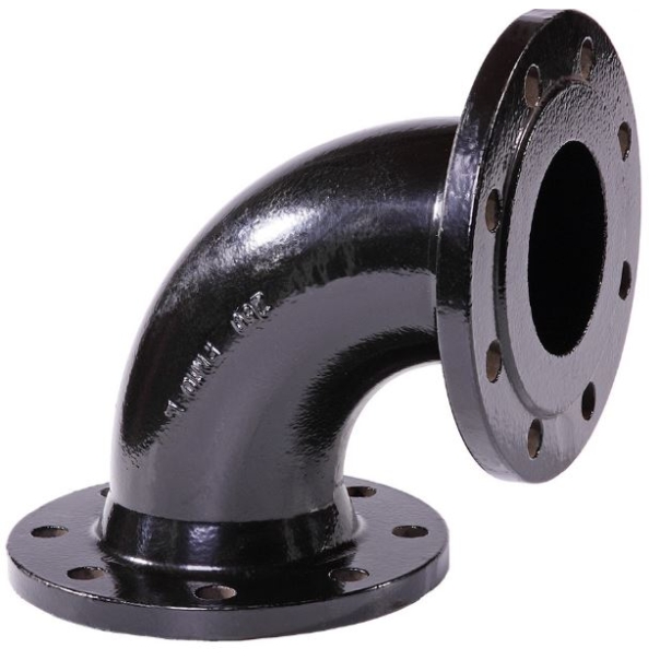 Kolano kołnierzowe żeliwne szare N DN 80 PN10 (8 otworów) Norson