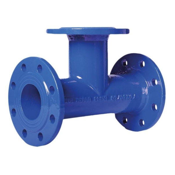 Trójnik kołnierzowy żeliwo sferoidalne T DN 100x100 PN10/16 (8 otworów) Norson