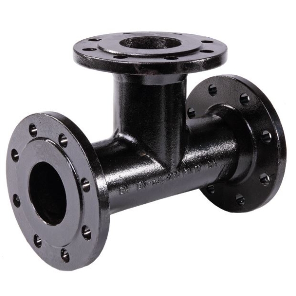 Trójnik kołnierzowy żeliwny szary T DN 150x150 PN10 (8 otworów) Norson