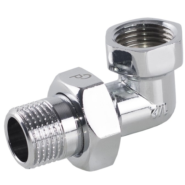 Śrubunek kątowy CHROM 1/2