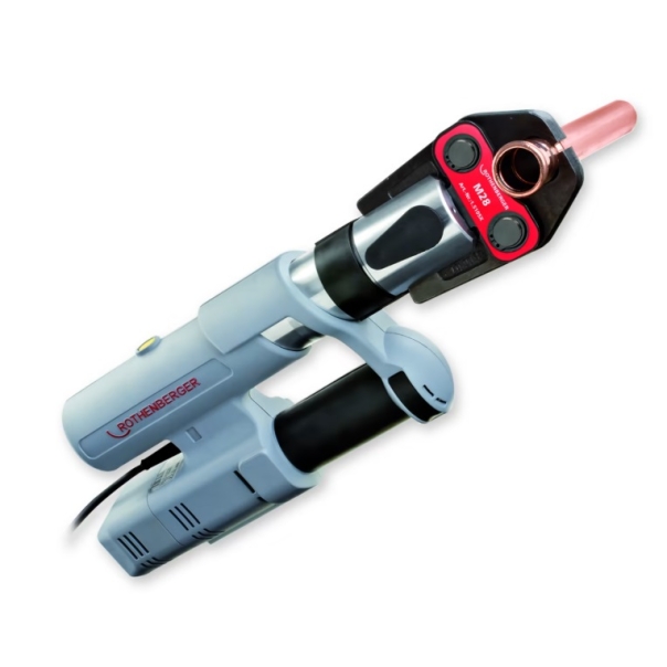 Zaciskarka elektrohydrauliczna 230 V, ROMAX AC ECO (z autom. powrotem), (fi 12 - 54/54/63/110 mm - stal/miedź/typ U/typ TH)