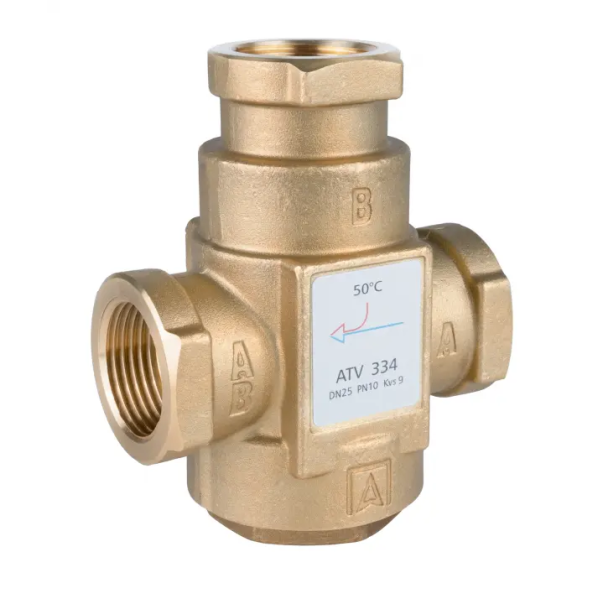 Zawór temperaturowy ATV 334 DN25, Rp 1