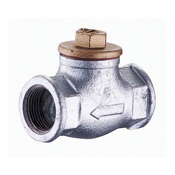 Zawór zwrotny żeliwny ocynkowany do wody 6/4